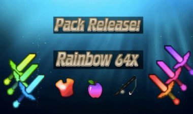 Animated Rainbow PvP Resource Pack for Minecraft 1.14.4