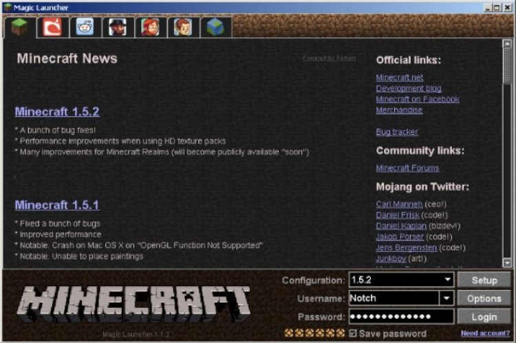 Magic Launcher Tool for Minecraft 1.8.9/1.7.10